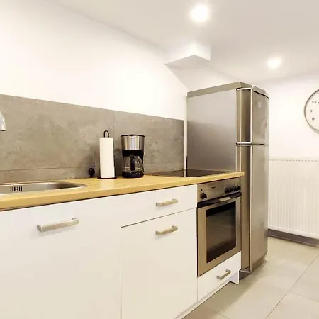 شقة Flair-apartments 'salz & Flair' Kurstadt-appartment, 450 M Bahnhof, Fuer Urlaub Oder Geschaeftsreise, Innenstadtnah, Separater Eingang, 24 Std Check-in,wlan, 55 Zoll-fernseher, Streaming, Kueche, Regendusche, Doppelbett, Schlafsofa باد سالزفلن